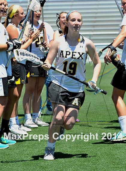 Thumbnail 3 in Apex vs. Charlotte Catholic (NCHSAA 4A Final) photogallery.