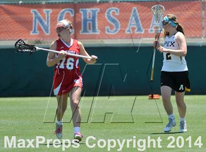 Thumbnail 3 in Apex vs. Charlotte Catholic (NCHSAA 4A Final) photogallery.