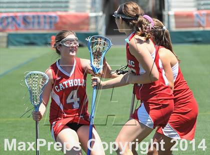 Thumbnail 3 in Apex vs. Charlotte Catholic (NCHSAA 4A Final) photogallery.