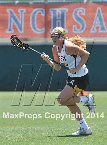 Thumbnail 2 in Apex vs. Charlotte Catholic (NCHSAA 4A Final) photogallery.