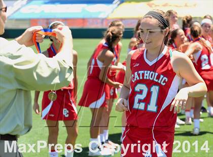 Thumbnail 2 in Apex vs. Charlotte Catholic (NCHSAA 4A Final) photogallery.