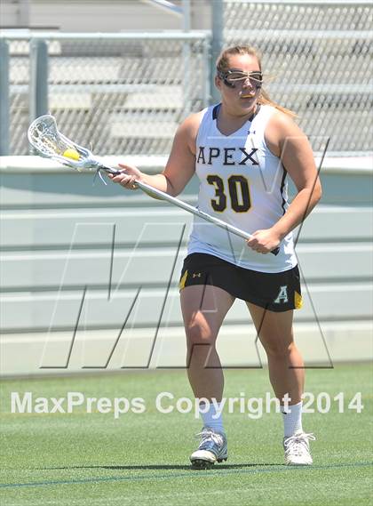 Thumbnail 2 in Apex vs. Charlotte Catholic (NCHSAA 4A Final) photogallery.