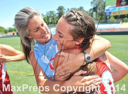 Thumbnail 2 in Apex vs. Charlotte Catholic (NCHSAA 4A Final) photogallery.