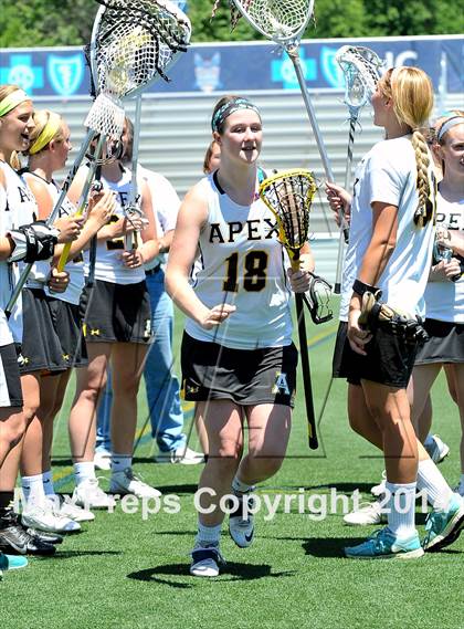 Thumbnail 1 in Apex vs. Charlotte Catholic (NCHSAA 4A Final) photogallery.