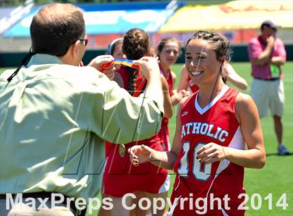 Thumbnail 3 in Apex vs. Charlotte Catholic (NCHSAA 4A Final) photogallery.