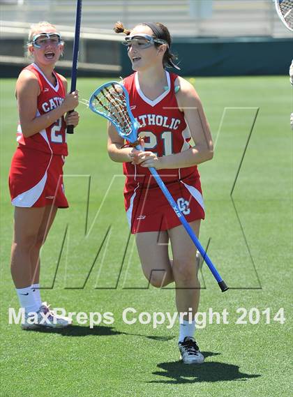 Thumbnail 3 in Apex vs. Charlotte Catholic (NCHSAA 4A Final) photogallery.