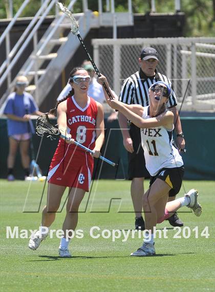 Thumbnail 2 in Apex vs. Charlotte Catholic (NCHSAA 4A Final) photogallery.