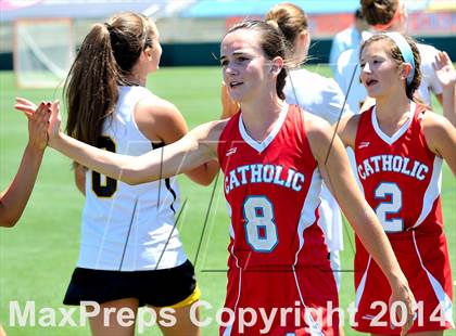 Thumbnail 3 in Apex vs. Charlotte Catholic (NCHSAA 4A Final) photogallery.