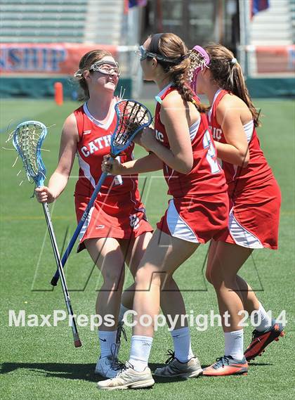 Thumbnail 1 in Apex vs. Charlotte Catholic (NCHSAA 4A Final) photogallery.