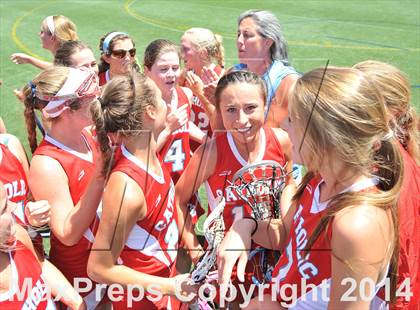 Thumbnail 2 in Apex vs. Charlotte Catholic (NCHSAA 4A Final) photogallery.