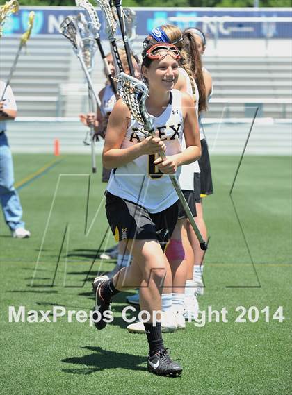 Thumbnail 2 in Apex vs. Charlotte Catholic (NCHSAA 4A Final) photogallery.