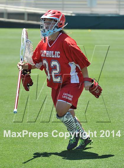 Thumbnail 2 in Apex vs. Charlotte Catholic (NCHSAA 4A Final) photogallery.