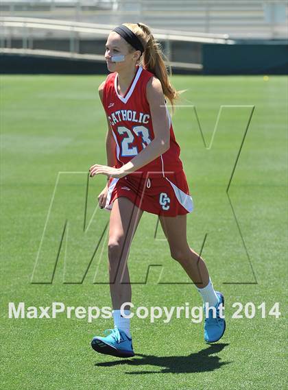 Thumbnail 2 in Apex vs. Charlotte Catholic (NCHSAA 4A Final) photogallery.