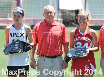 Thumbnail 2 in Apex vs. Charlotte Catholic (NCHSAA 4A Final) photogallery.