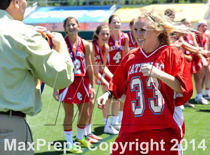 Thumbnail 1 in Apex vs. Charlotte Catholic (NCHSAA 4A Final) photogallery.