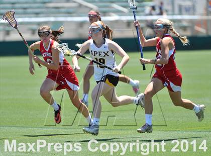 Thumbnail 3 in Apex vs. Charlotte Catholic (NCHSAA 4A Final) photogallery.