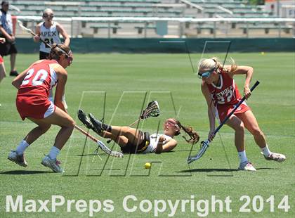 Thumbnail 2 in Apex vs. Charlotte Catholic (NCHSAA 4A Final) photogallery.