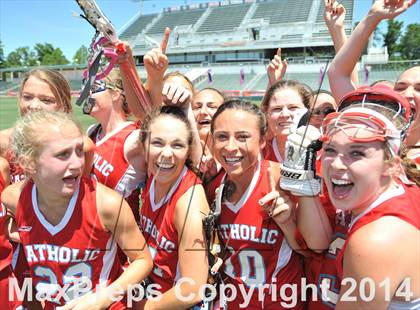 Thumbnail 1 in Apex vs. Charlotte Catholic (NCHSAA 4A Final) photogallery.