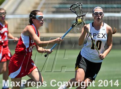 Thumbnail 2 in Apex vs. Charlotte Catholic (NCHSAA 4A Final) photogallery.