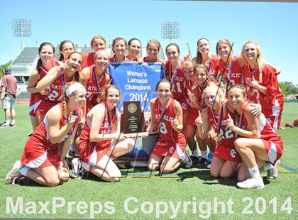 Thumbnail 2 in Apex vs. Charlotte Catholic (NCHSAA 4A Final) photogallery.