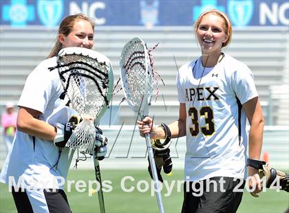 Thumbnail 3 in Apex vs. Charlotte Catholic (NCHSAA 4A Final) photogallery.