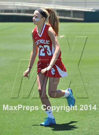 Thumbnail 3 in Apex vs. Charlotte Catholic (NCHSAA 4A Final) photogallery.