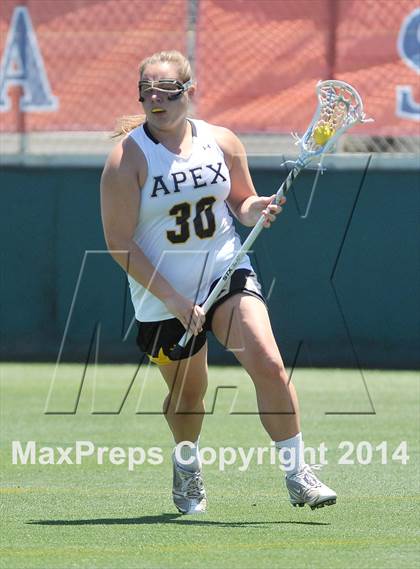 Thumbnail 3 in Apex vs. Charlotte Catholic (NCHSAA 4A Final) photogallery.