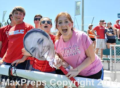 Thumbnail 3 in Apex vs. Charlotte Catholic (NCHSAA 4A Final) photogallery.