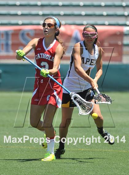 Thumbnail 1 in Apex vs. Charlotte Catholic (NCHSAA 4A Final) photogallery.