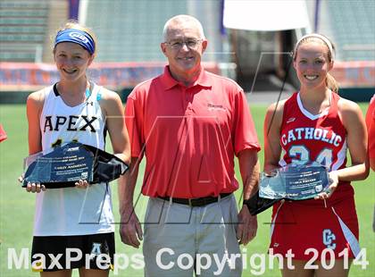 Thumbnail 3 in Apex vs. Charlotte Catholic (NCHSAA 4A Final) photogallery.