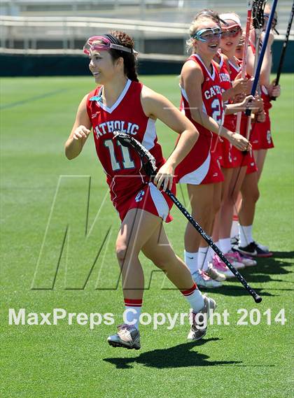 Thumbnail 3 in Apex vs. Charlotte Catholic (NCHSAA 4A Final) photogallery.