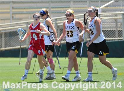 Thumbnail 3 in Apex vs. Charlotte Catholic (NCHSAA 4A Final) photogallery.