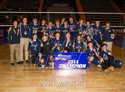 Thumbnail 1 in Eastport-South Manor vs. Victor (NYSPHSAA Division 2 Final) photogallery.