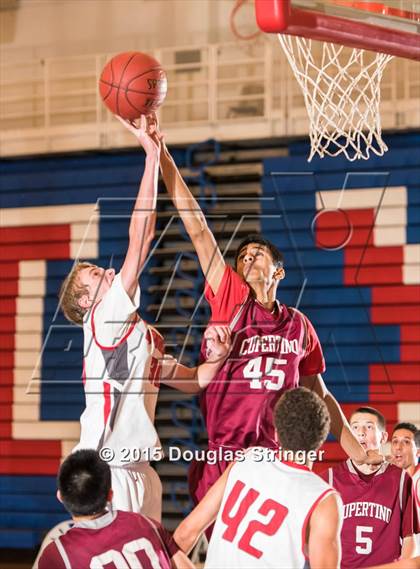 Thumbnail 2 in Cupertino vs. Westmont (Fukushima Invitational, 1st Round) photogallery.