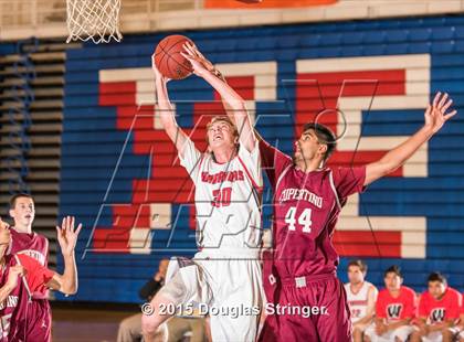 Thumbnail 1 in Cupertino vs. Westmont (Fukushima Invitational, 1st Round) photogallery.