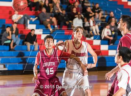 Thumbnail 1 in Cupertino vs. Westmont (Fukushima Invitational, 1st Round) photogallery.