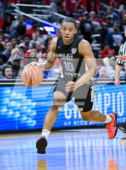 Thumbnail 2 in South Bend Saint Joseph vs. Indianapolis Crispus Attucks (IHSAA 3A Final) photogallery.