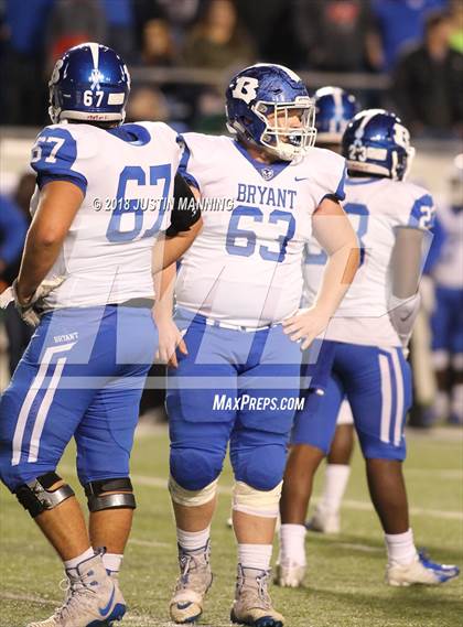 Thumbnail 1 in Bryant vs. North Little Rock (AAA 7A Final) photogallery.