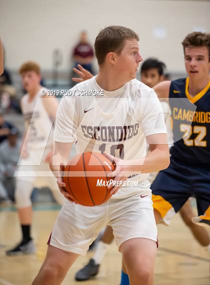 Thumbnail 2 in Escondido Charter vs. The Cambridge School ( Del Lago Tip-Off Classic)  photogallery.