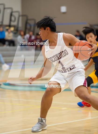 Thumbnail 1 in Escondido Charter vs. The Cambridge School ( Del Lago Tip-Off Classic)  photogallery.