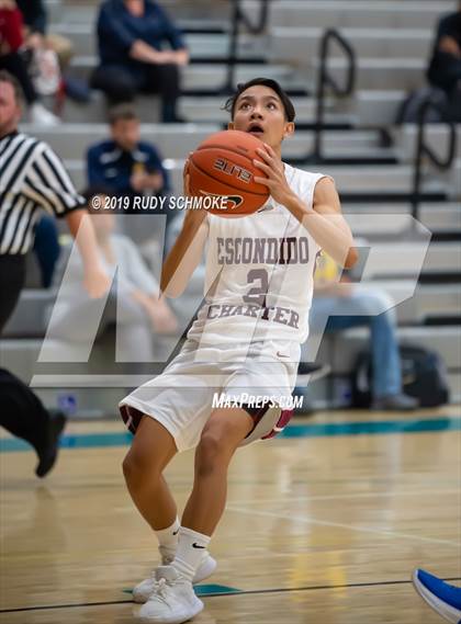 Thumbnail 2 in Escondido Charter vs. The Cambridge School ( Del Lago Tip-Off Classic)  photogallery.