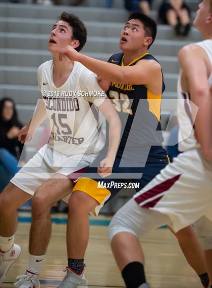 Thumbnail 2 in Escondido Charter vs. The Cambridge School ( Del Lago Tip-Off Classic)  photogallery.