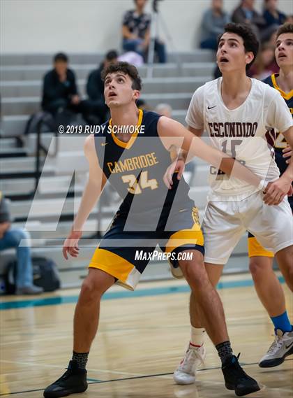 Thumbnail 2 in Escondido Charter vs. The Cambridge School ( Del Lago Tip-Off Classic)  photogallery.