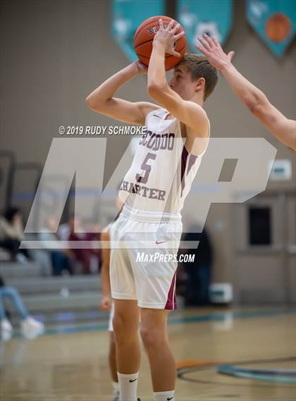 Thumbnail 1 in Escondido Charter vs. The Cambridge School ( Del Lago Tip-Off Classic)  photogallery.