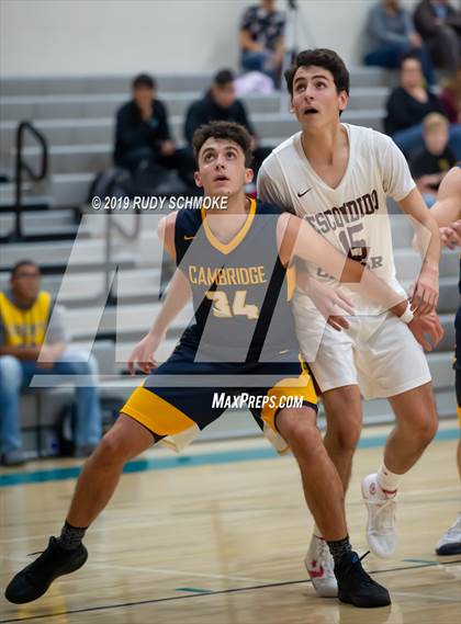 Thumbnail 2 in Escondido Charter vs. The Cambridge School ( Del Lago Tip-Off Classic)  photogallery.