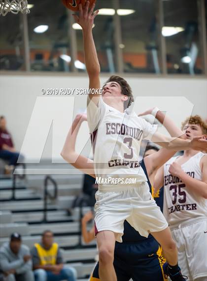 Thumbnail 1 in Escondido Charter vs. The Cambridge School ( Del Lago Tip-Off Classic)  photogallery.