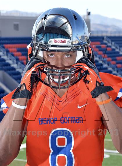 Thumbnail 1 in Bishop Gorman (Preseason Top 25 Photo Shoot) photogallery.