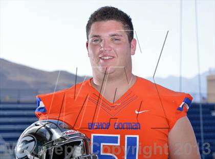 Thumbnail 1 in Bishop Gorman (Preseason Top 25 Photo Shoot) photogallery.