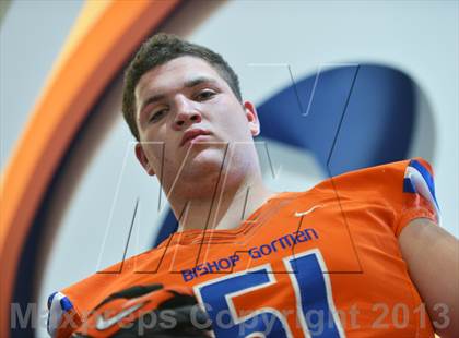 Thumbnail 1 in Bishop Gorman (Preseason Top 25 Photo Shoot) photogallery.