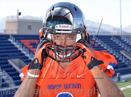 Thumbnail 3 in Bishop Gorman (Preseason Top 25 Photo Shoot) photogallery.